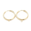 201 Stainless Steel Huggie Hoop Earring Findings STAS-P283-01L-G-1