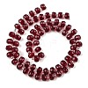 Transparent Glass Beads Strands X-GLAA-P076-01A-04-2