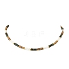 Natural African Turquoise(Jasper) and Natural Picture Jasper Bead Necklaces NJEW-JN06629-2