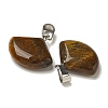 Natural Tiger Eye Pendants G-Z067-05P-08-2