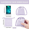 Faux Suede Packing Pouches TP-WH0007-05C-2