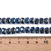 Electroplate Glass Beads Strands EGLA-T021-20E-4