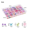476Pcs 24 Style Transparent Acrylic Beads TACR-YW0001-28-3