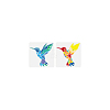2Pcs 2 Styles PET Hollow Out Drawing Painting Stencils DIY-WH0394-0373-8