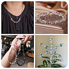 100Pcs 5 Colors Electroplated Glass Beads EGLA-TADJ0001-09-6