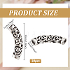 30Pcs Tibetan Style Alloy Curved Tube Beads FIND-PH0022-67A-2