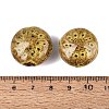 Windmill Spiral Pattern Vintage Handmade Porcelain Beads PORC-N013-19-05-3