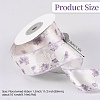 Polyester Lock Edge Printed Flower Ribbon PW-WG70ADC-02-2