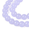 Imitation Jade Glass Beads Strands GLAA-T032-J6mm-05-4