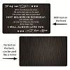 Rectangle 201 Stainless Steel Custom Thermal Transfer Wallet Card DIY-WH0252-027-3