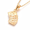 (Jewelry Parties Factory Sale)304 Stainless Steel Pendant Necklaces NJEW-F275-50G-1