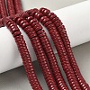 Dyed Natural Magnesite Beads Strands G-M448-F01-02-1