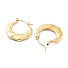 Twist Ring 304 Stainless Steel Hoop Earrings for Women EJEW-C067-04G-2