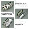 Tin Jewelry Box OBOX-WH0007-09-4