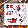 Large Plastic Reusable Drawing Painting Stencils Templates DIY-WH0202-239-6
