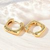 Brass Hoop Earrings KK-CBA30C7-34G-3