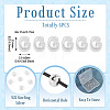 6Pcs 925 Sterling Silver Hollow Initial Beads STER-TA0001-53G-5