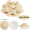 40Pcs Mini Cloth Doll Hats AJEW-SC0031-34C-2