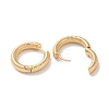 Spiral Rings Brass Hoop Earrings for Women EJEW-B056-02G-04-2