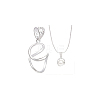 1Pc Sterling Silver Pendant Cabochon Setting STER-BC0002-52-7