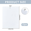 Erasable PVC Blank Hanging Hanger Chalkboard AJEW-WH0410-280B-2