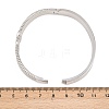 304 Stainless Steel Hinged Bangles for Women BJEW-Z155-01P-5