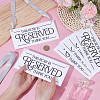 Acrylic Seat Reserved Sign Hanging DJEW-WH0016-74-4