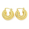 Rack Plating C-Shaped Brass Stud Earrings EJEW-I313-12G-1