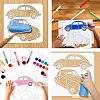 PET Hollow Out Drawing Painting Stencils DIY-WH0403-017-3