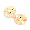 Rack Plating Brass Stud Earring Findings KK-M261-55G-2