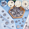120Pcs 4 Style 4-Hole Natural Shell Buttons FIND-GA0003-28A-3
