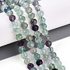 Natural Fluorite Beads Strands G-T140-19A-2