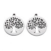 Non-Tarnish 304 Stainless Steel Charms STAS-N095-053-1