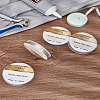 4 Rolls 4 Styles Round Copper Wire CWIR-LP0001-04S-1