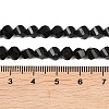 Natural Black Tourmaline Beads Strands G-P611-C37-01-5
