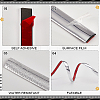 Self Adhesive PVC Car Interior Moulding Trim AJEW-WH20020-082C-03-5