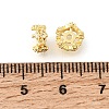 Brass Micro Pave Clear Cubic Zirconia Spacer Beads LS-KK-Z156-08G-02-2