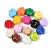Opaque & Spray Painted Acrylic Beads OACR-G048-03-1