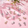 80Pcs 2 Colors Easter 304 Stainless Steel Pendants STAS-DC0012-49-5