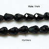 Crystal Glass Beads Strands GLAA-D034-15x10mm-14-1