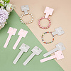  200Pcs 2 Colors Paper Hair Clip Display Cards CDIS-NB0001-35-2