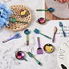 Biyun 14Pcs Rainbow Color Alloy Pendants FIND-BY0001-19-16