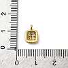 Brass Micro Pave Cubic Zirconia Pendants KK-Q070-01G-G-3