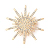 Alloy Crystal Rhinestone Brooches JEWB-P054-03G-1