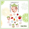 Strawberry/Carrot/Star Embroidery Cloth Sew on Appliques PATC-WH0008-135-2