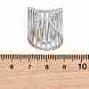 304 Stainless Steel Cuff Rings Ring Components SA-CBA098D-01P-D-3