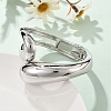 Alloy Hinged Bangles for Womrn BJEW-D312-01P-1