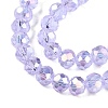 Electroplate Glass Beads Strands LS-EGLA-A044-T4mm-B17-4