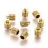 Tibetan Style Cord Ends TIBEP-LF10887YKG-AG-FF-2