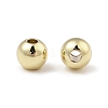 Rack Plating Brass Round Beads KK-A235-01G-04-1